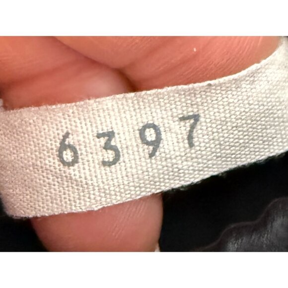 6397 Black Satin Silk Elastic Waistband Pull-On Pants - Picture 6 of 7